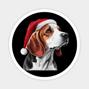 Christmas Beagle Magnet